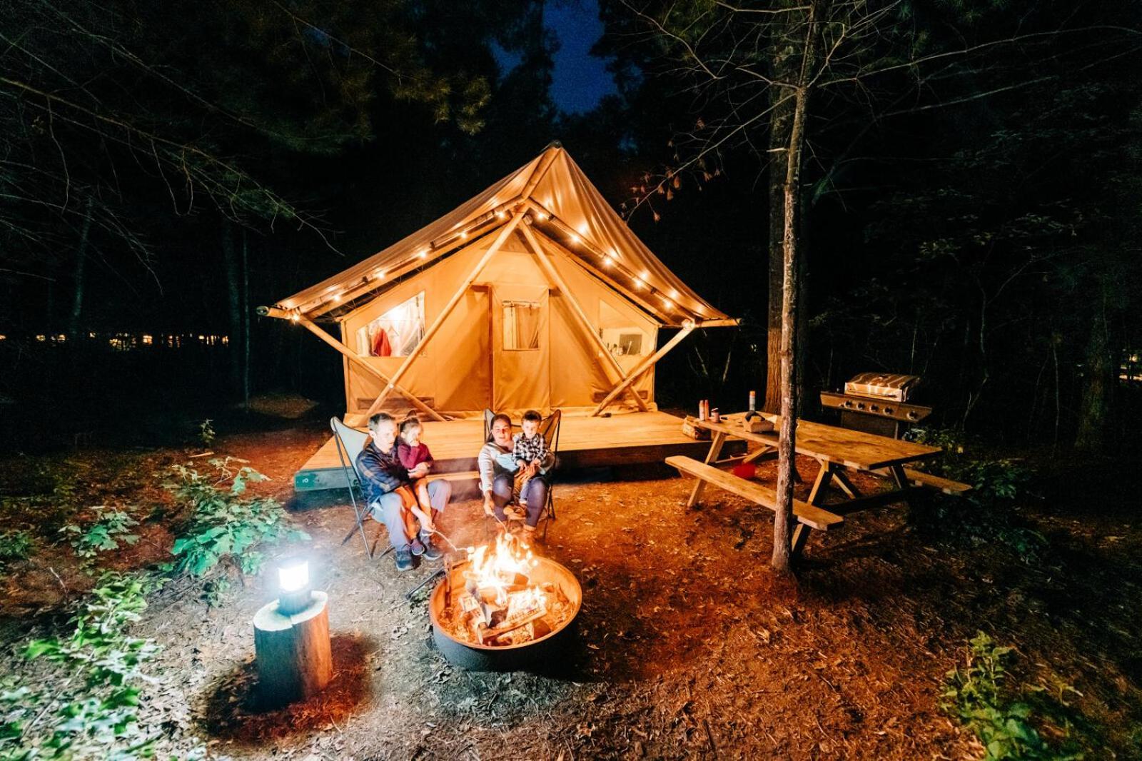 Huttopia White Mountains Albany Extérieur photo