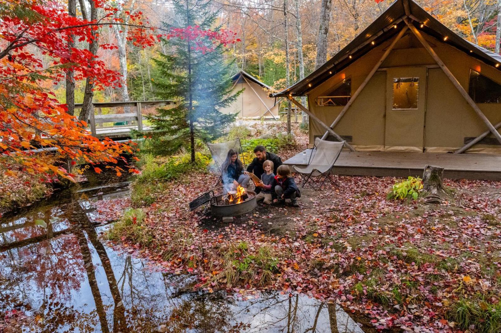 Huttopia White Mountains Albany Extérieur photo