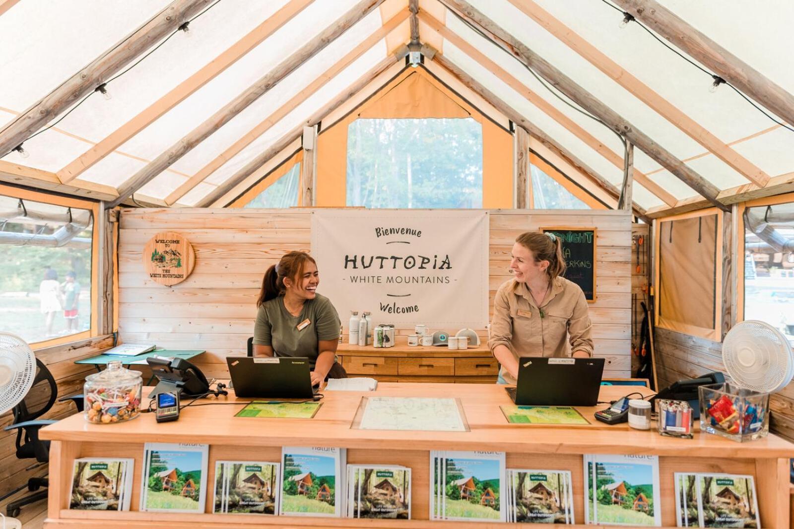Huttopia White Mountains Albany Extérieur photo