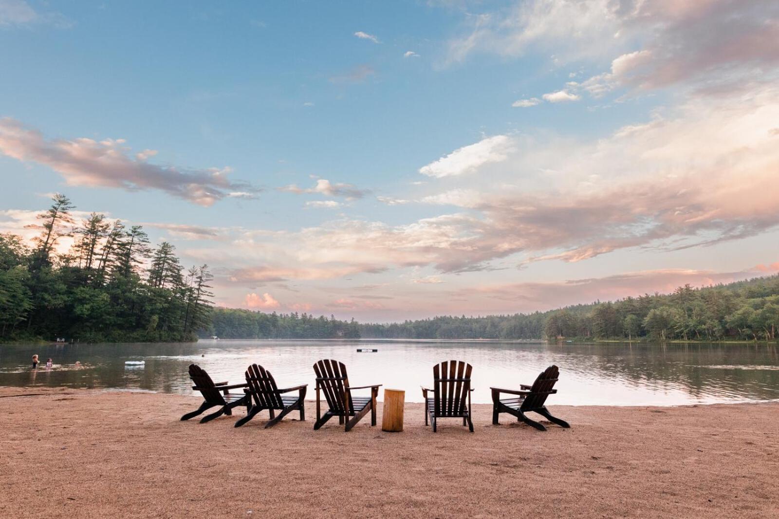Huttopia White Mountains Albany Extérieur photo